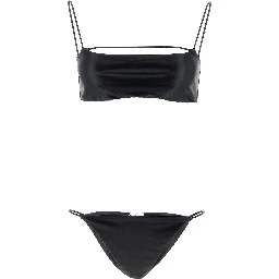 Black Polyester Bikini