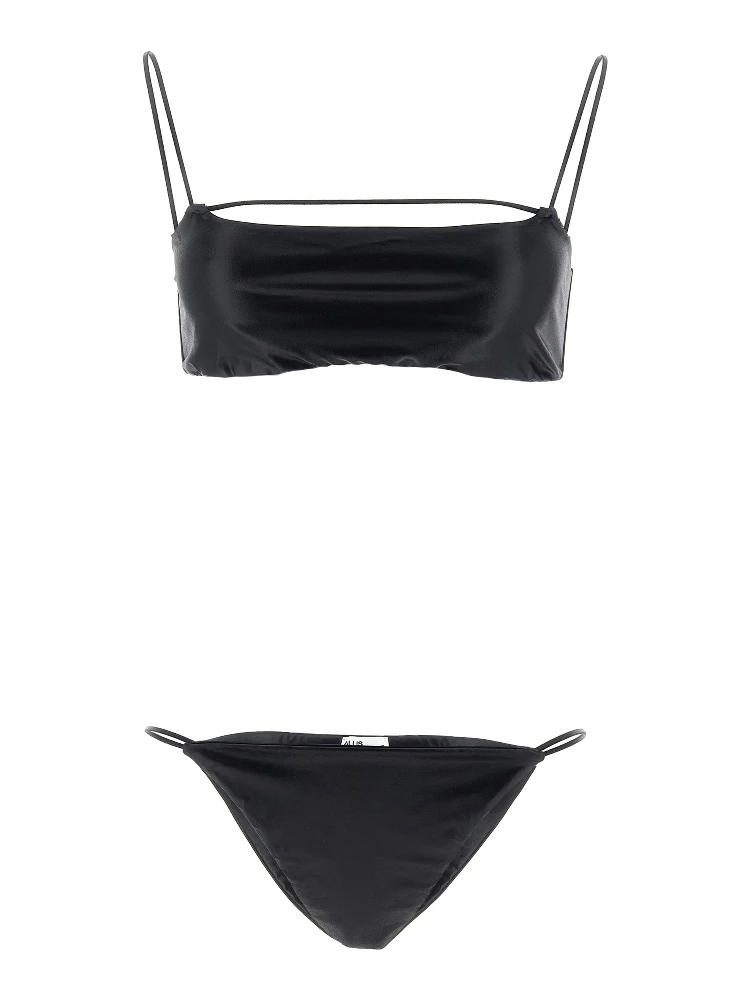 Black Polyester Bikini