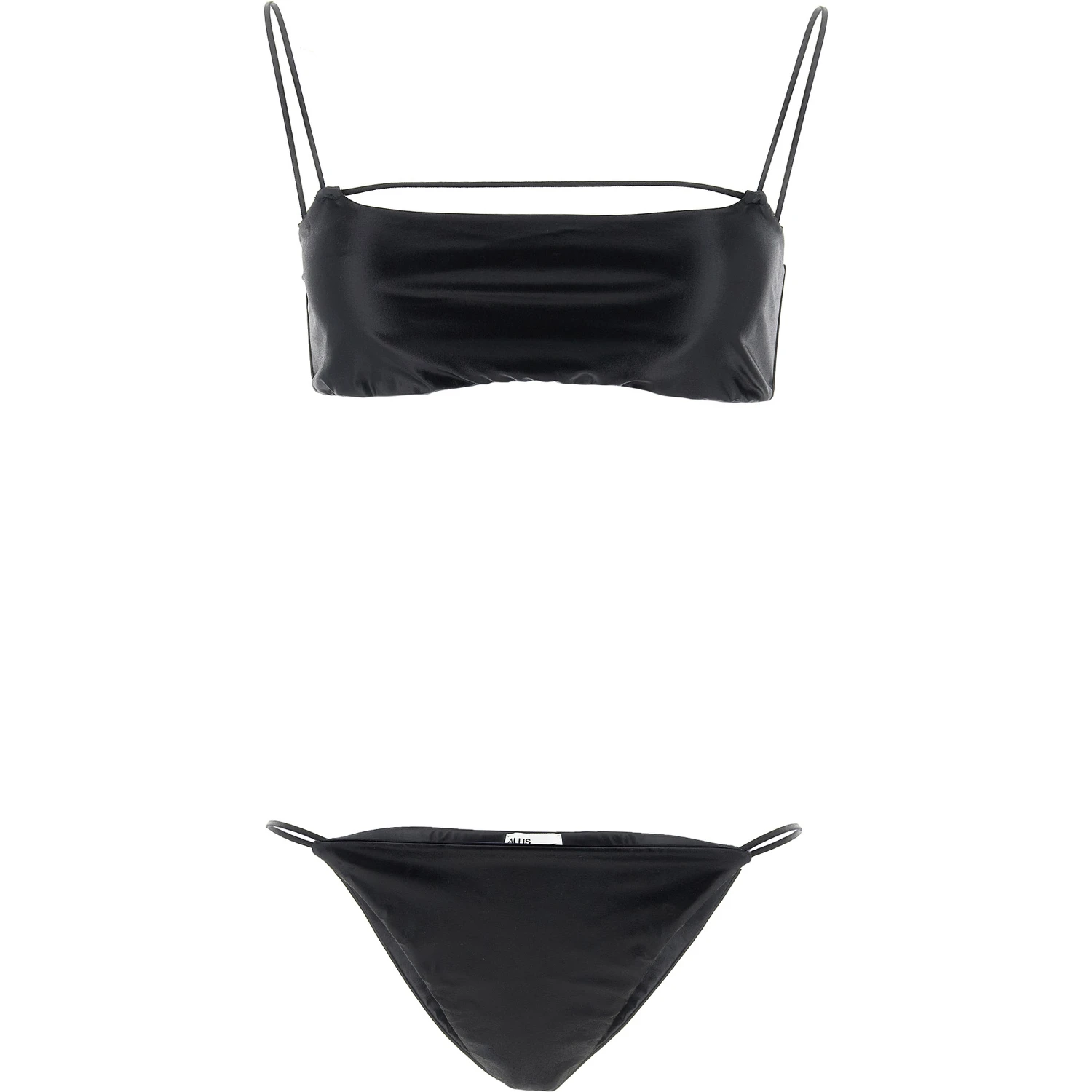 Black Polyester Bikini