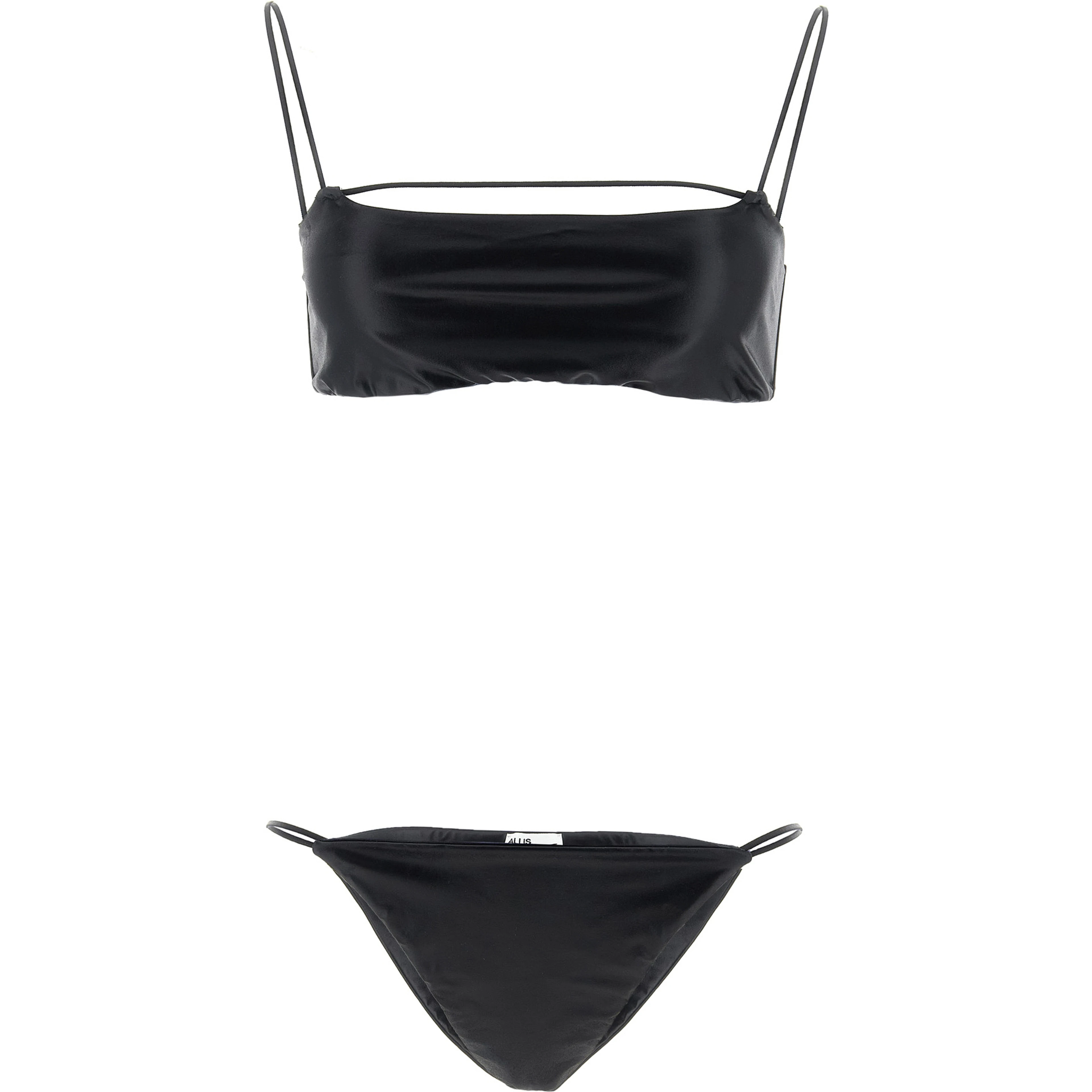Black Polyester Bikini