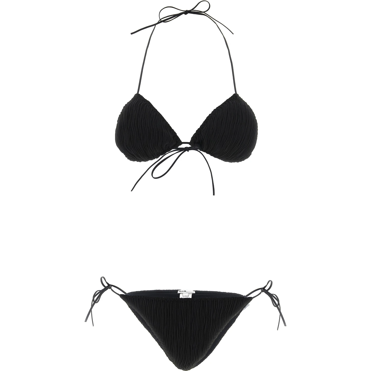 Black Polyester Bikini