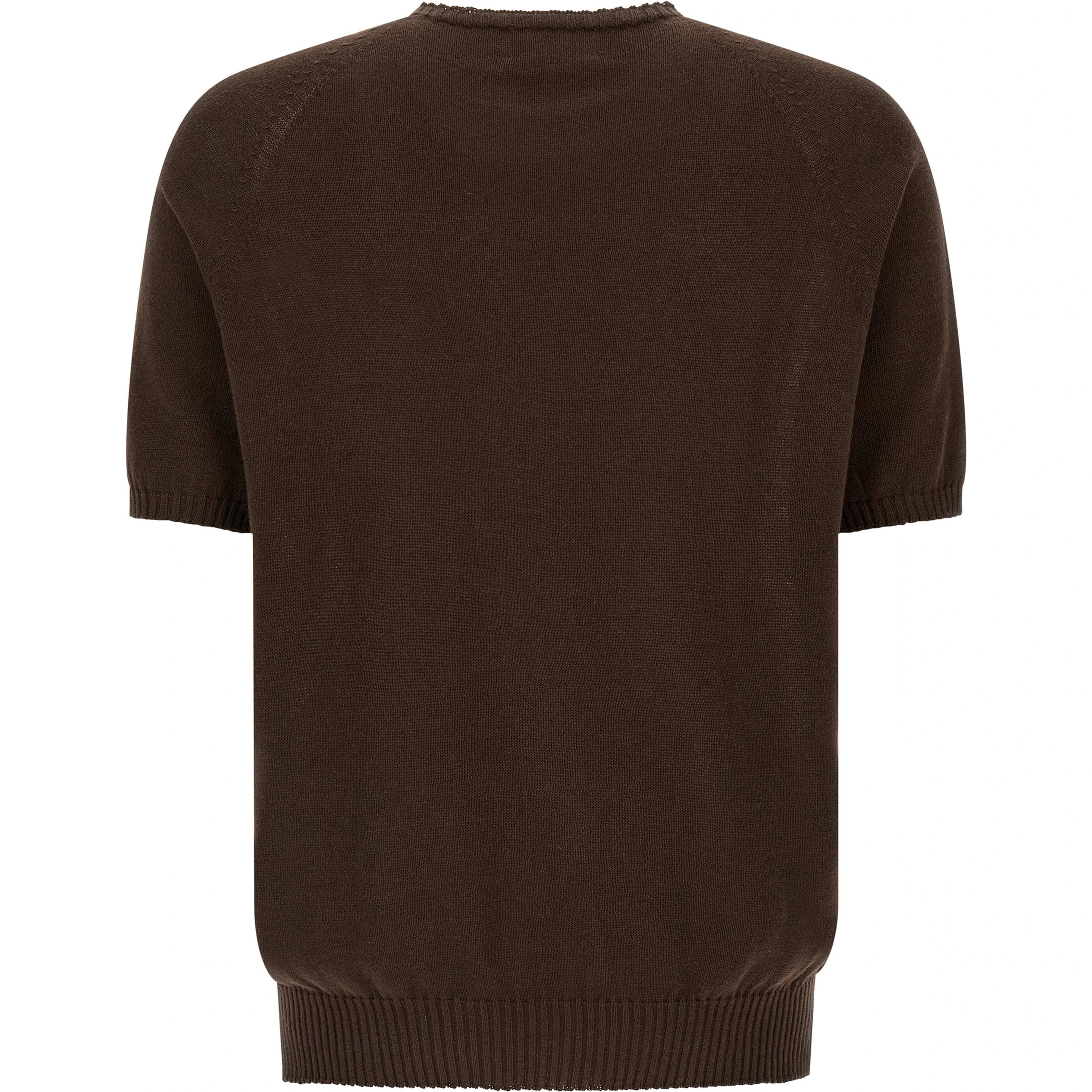 Brown Cotton Cardigan