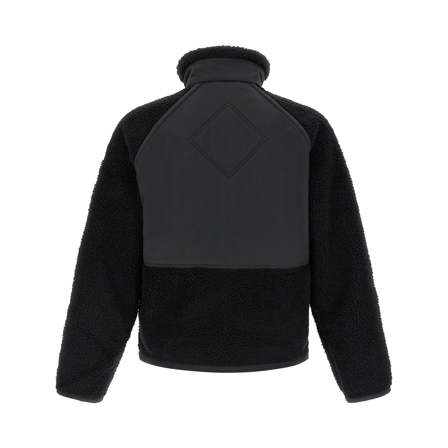 Black Wool Full-Length Jacket