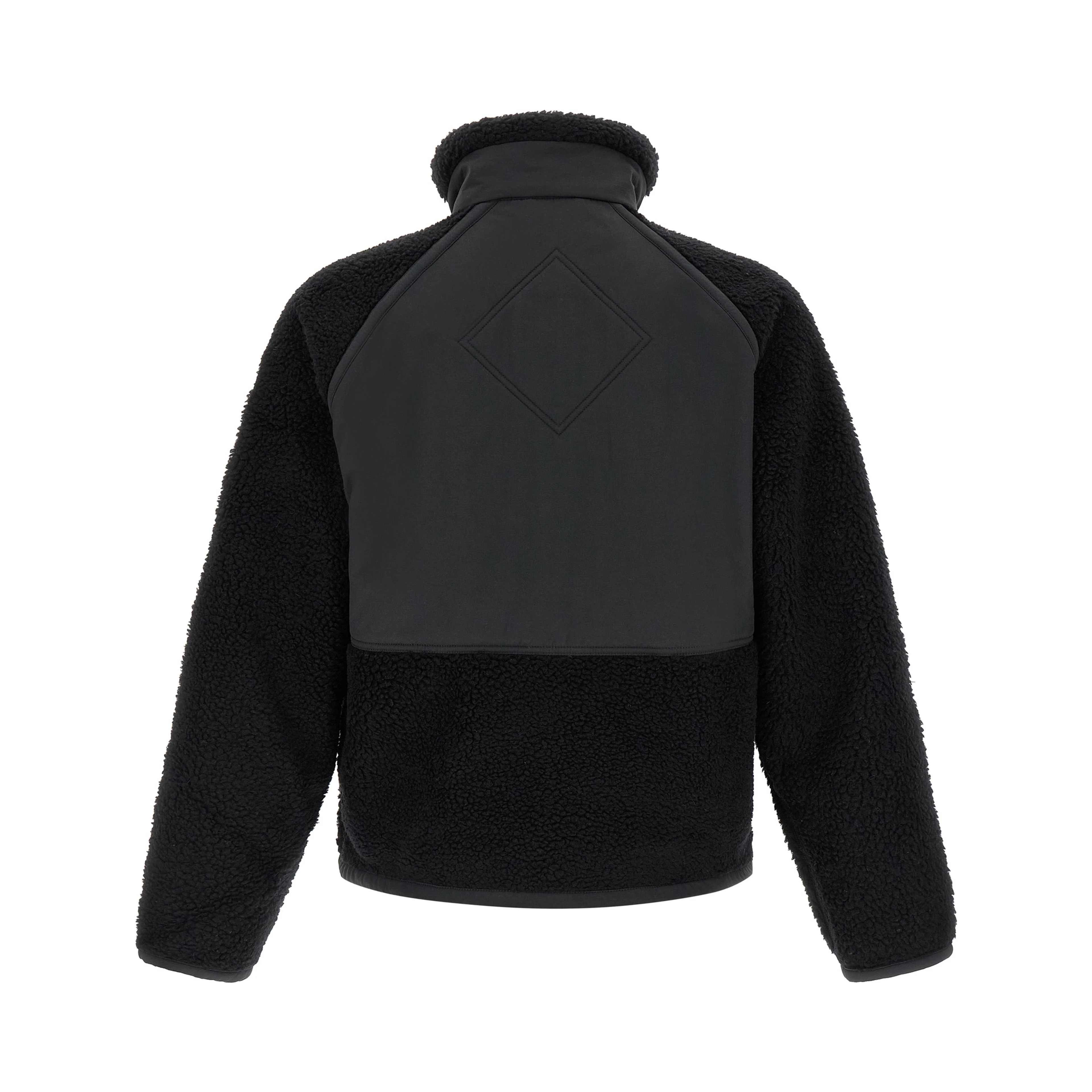 Black Wool Full-Length Jacket