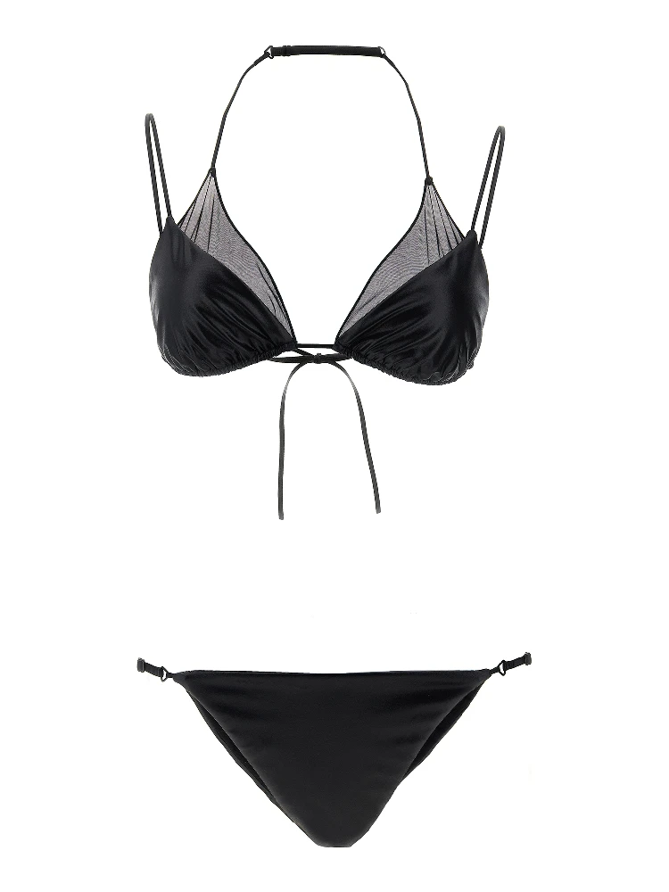 Black Polyester Bikini