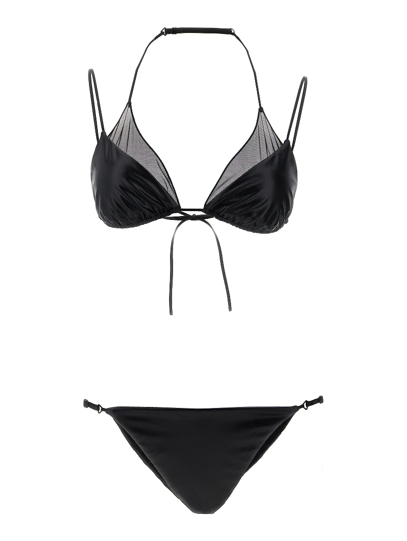 Black Polyester Bikini