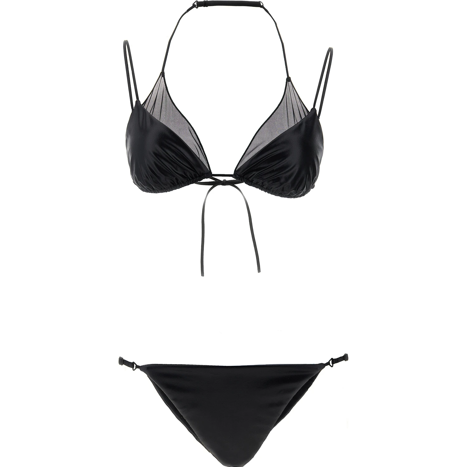 Black Polyester Bikini