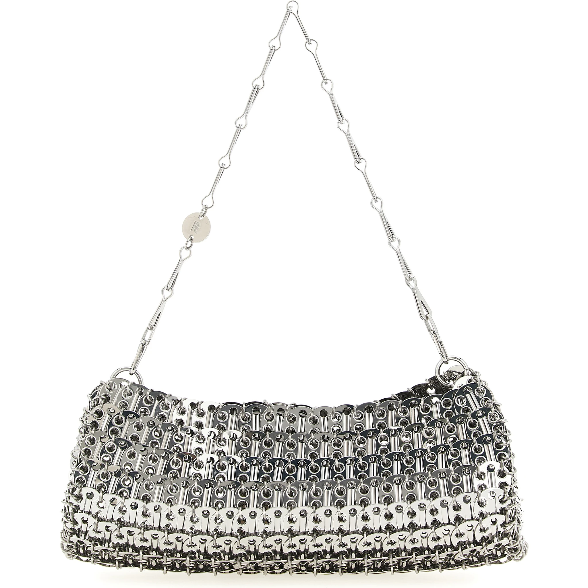 Silver Brass Clutch Bag
