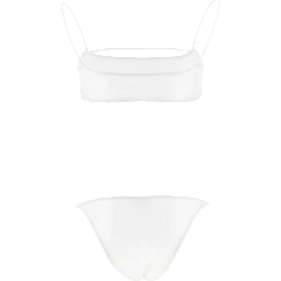 White Polyester Bikini