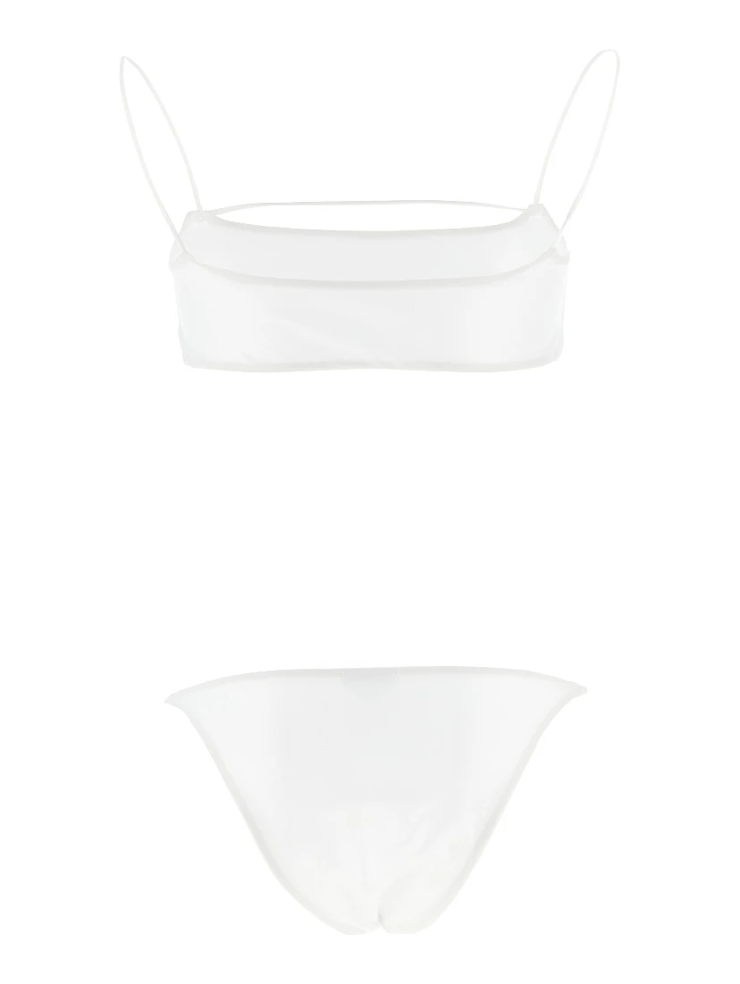 White Polyester Bikini