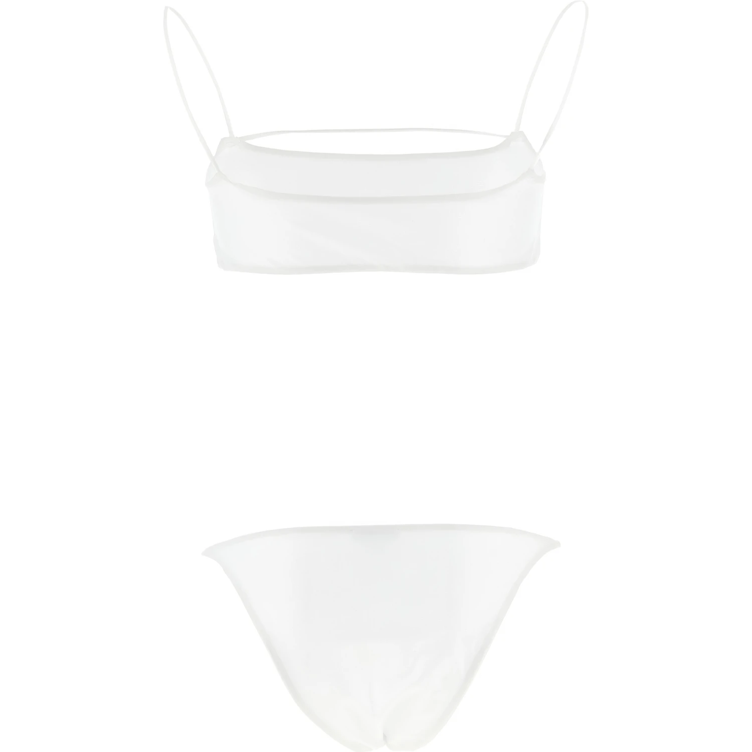 White Polyester Bikini
