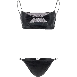 Black Polyester Bikini