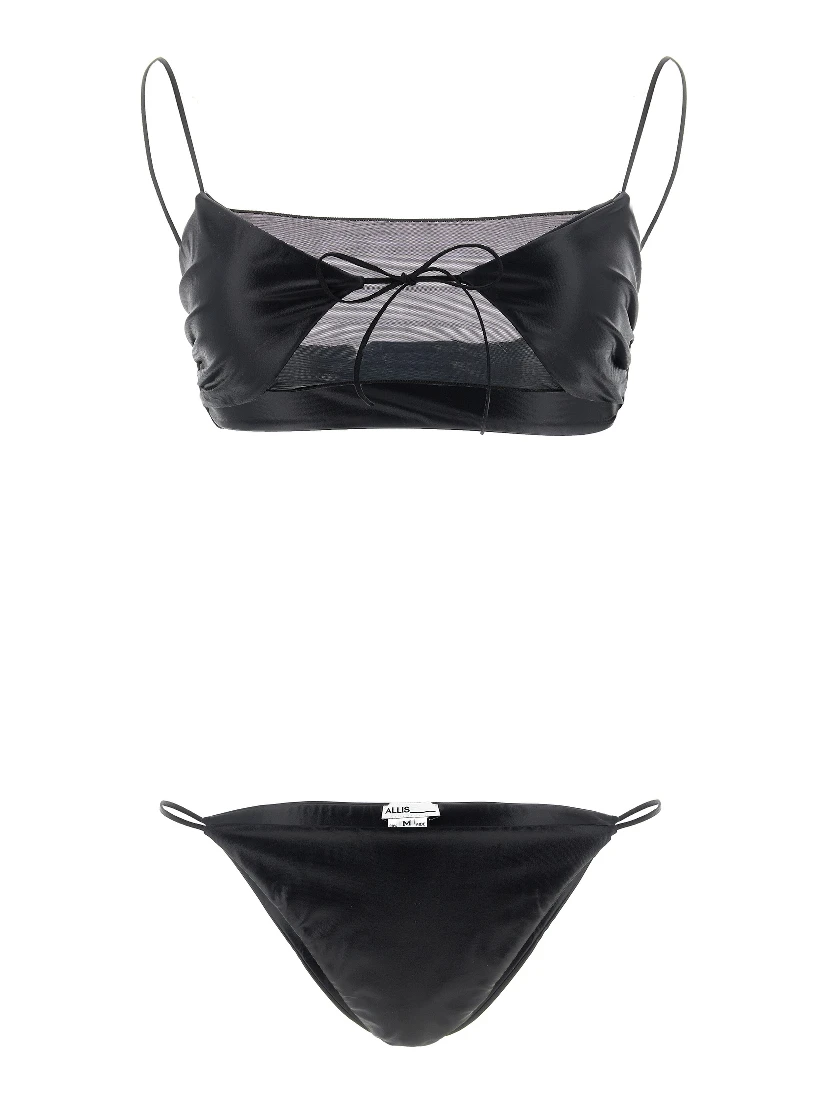 Black Polyester Bikini
