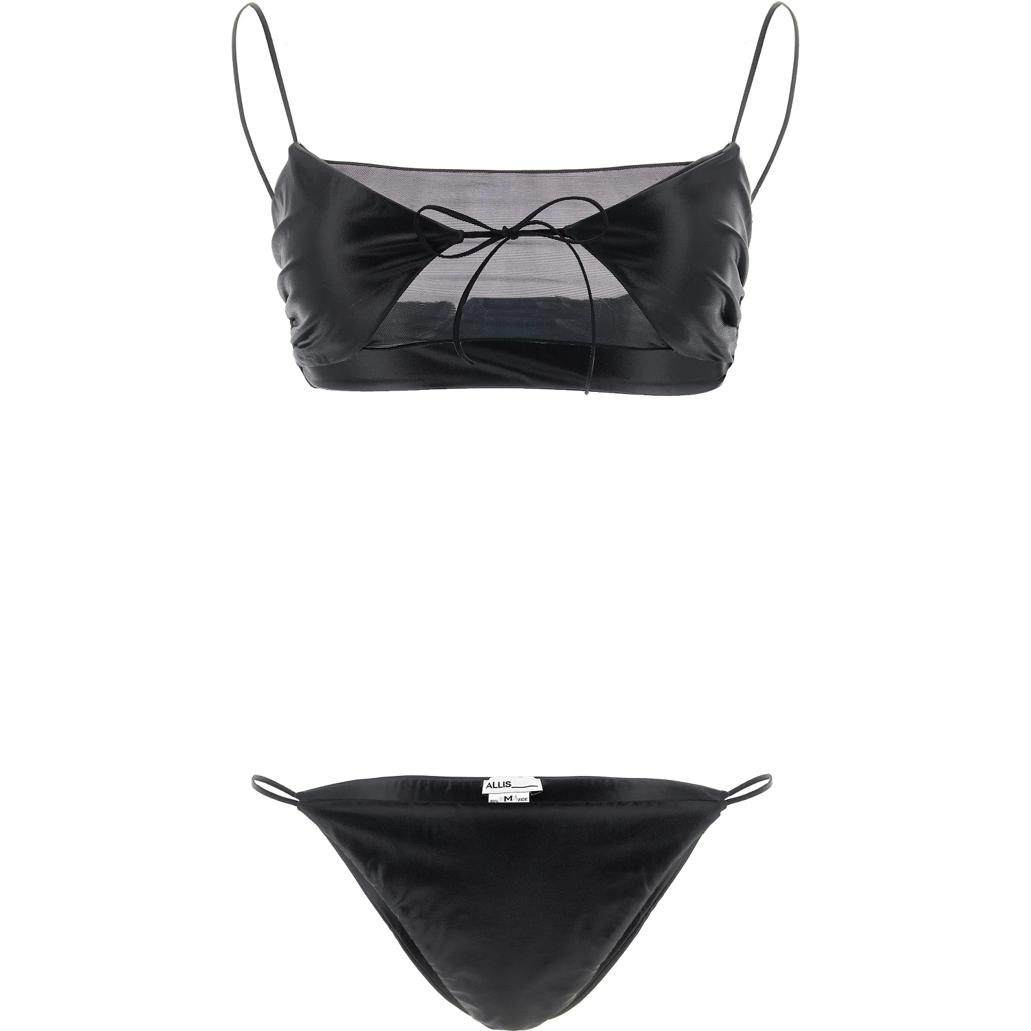 Black Polyester Bikini