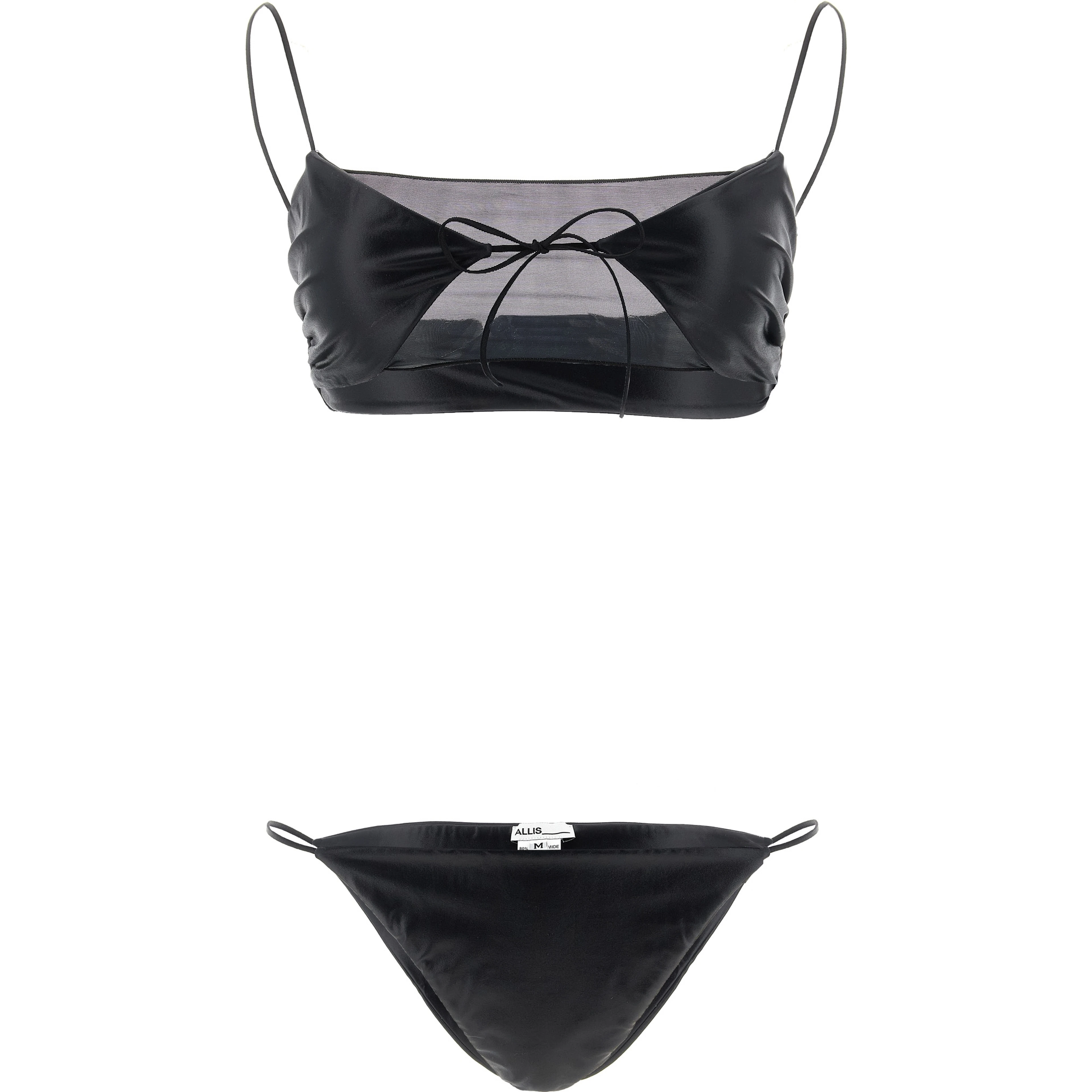 Black Polyester Bikini