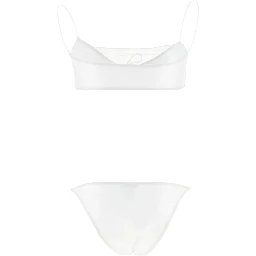 White Polyester Bikini
