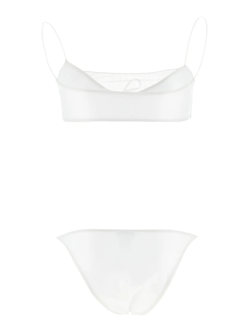 White Polyester Bikini