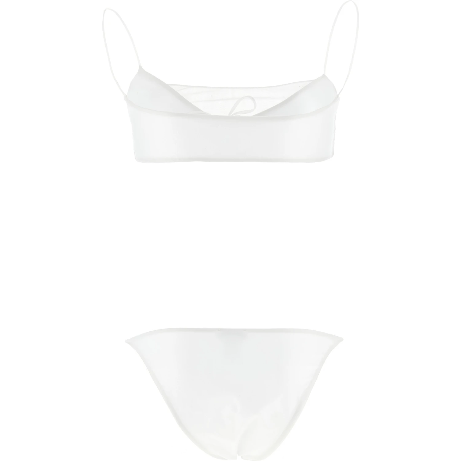 White Polyester Bikini
