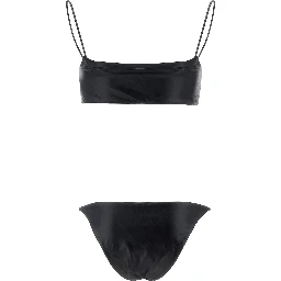 Black Polyester Bikini