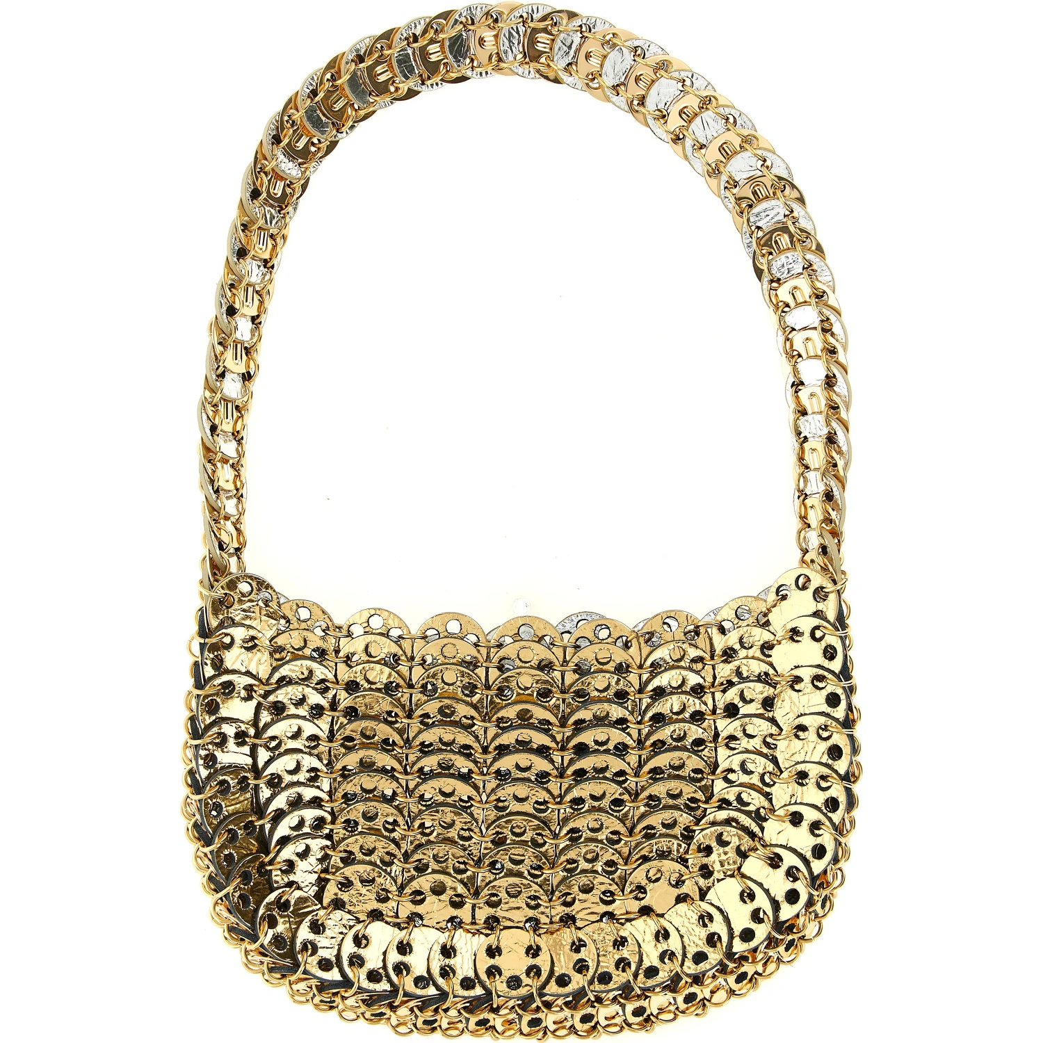 Multicolor Calfskin Shoulder Bag