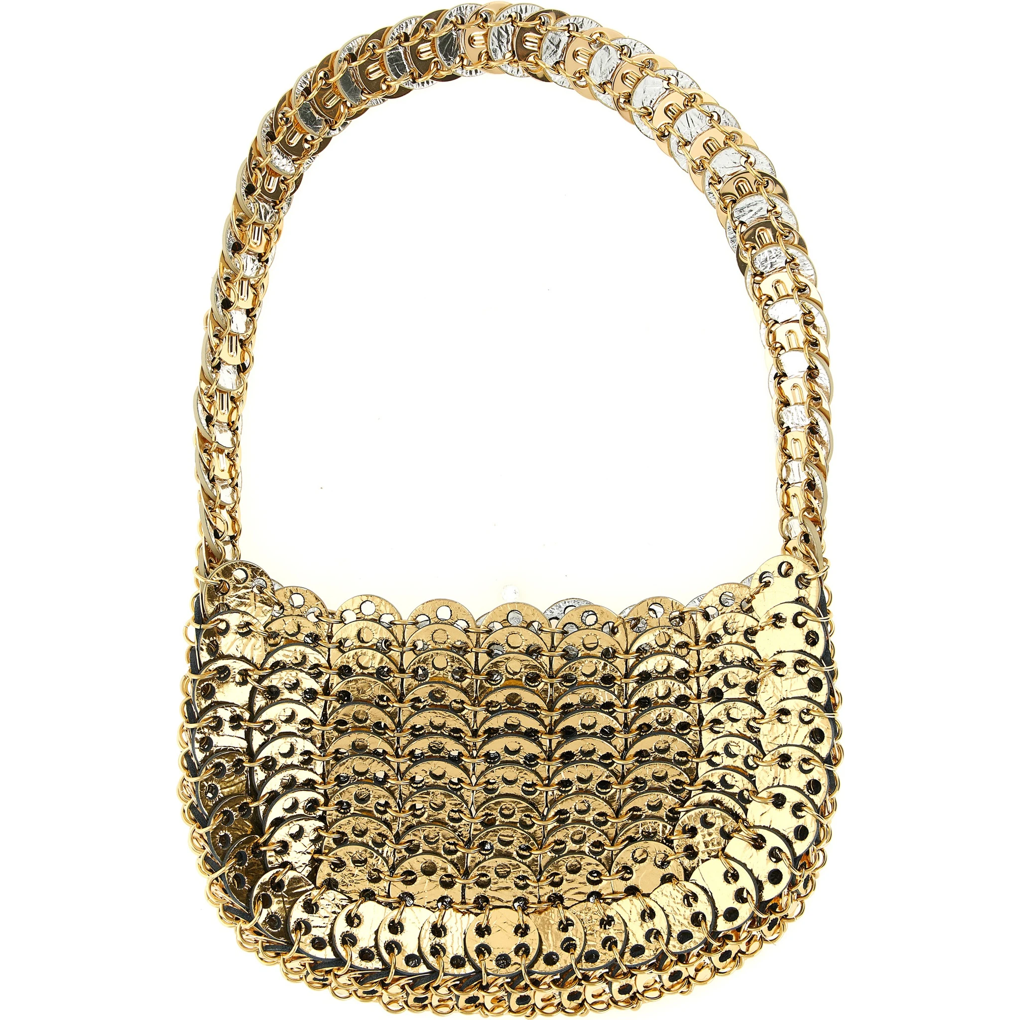 Multicolor Calfskin Shoulder Bag