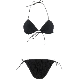 Black Polyester Bikini