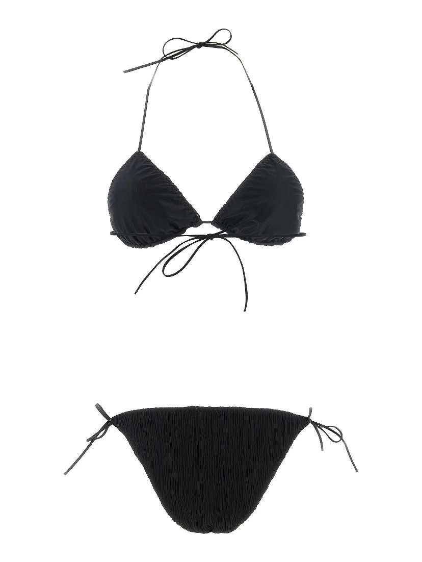 Black Polyester Bikini