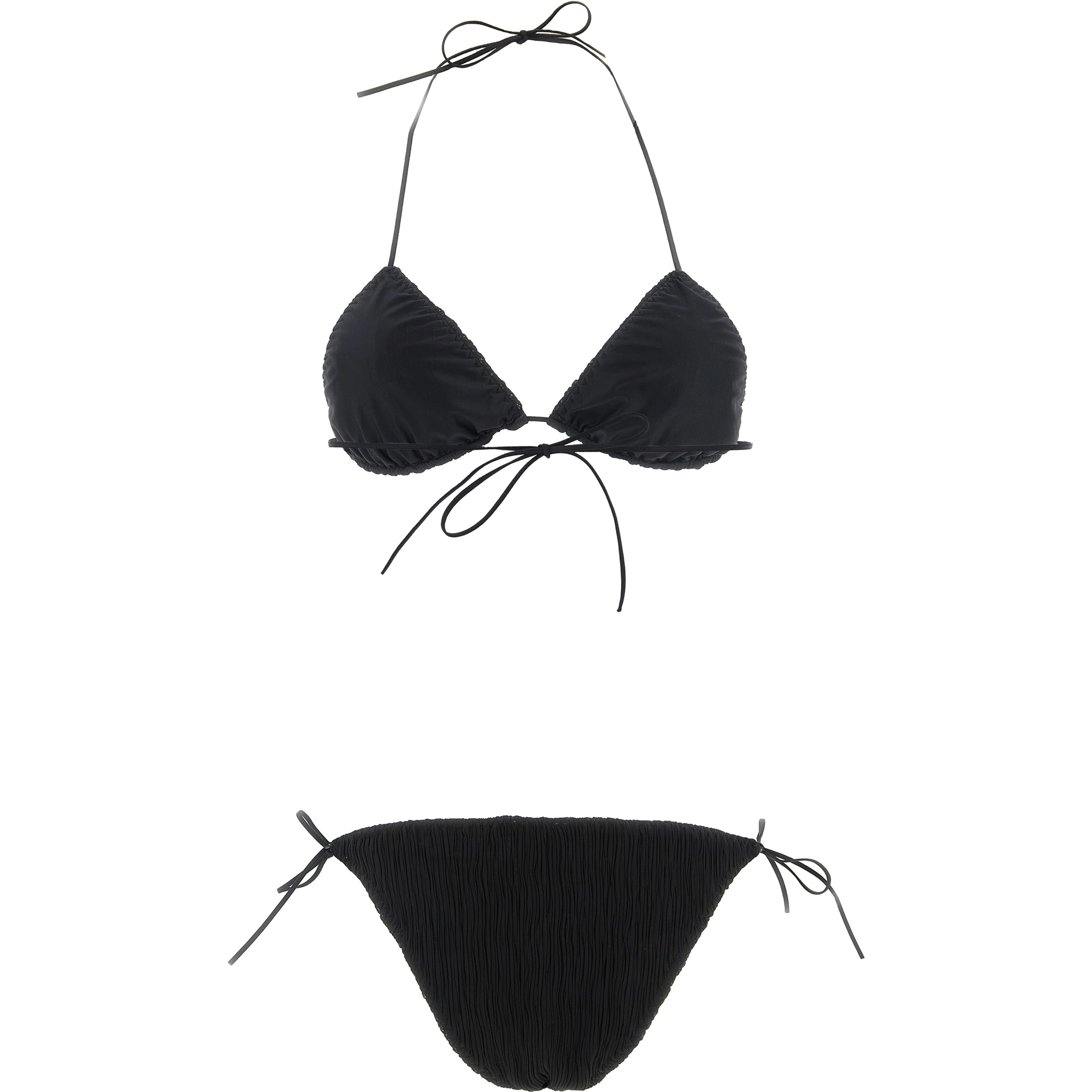 Black Polyester Bikini