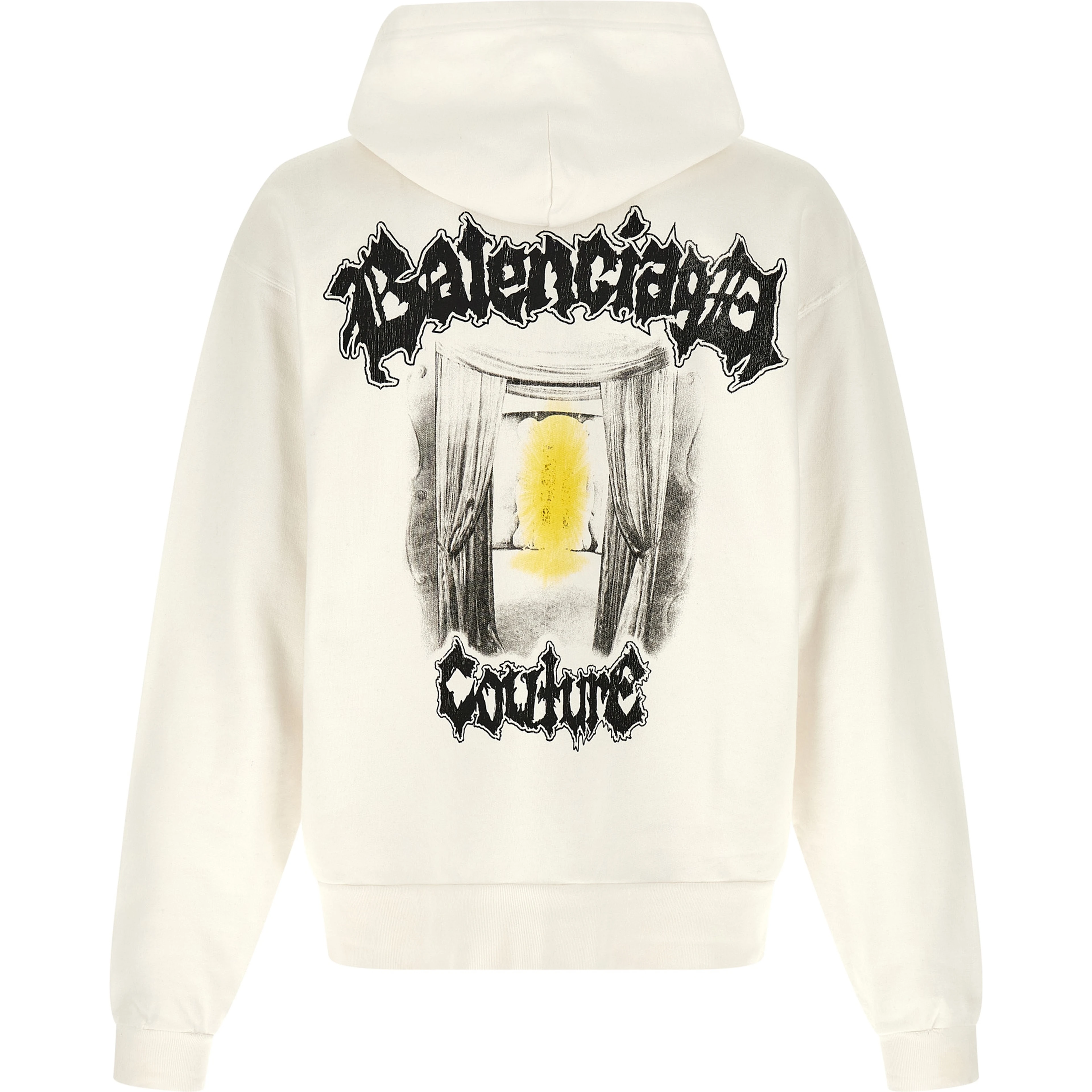 White Cotton Sweatshirt