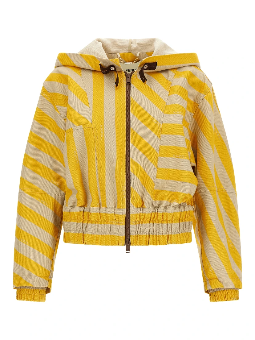 Bicolor Cotton Jacket