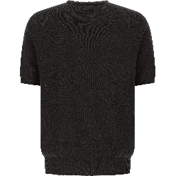Black Cotton Cardigan