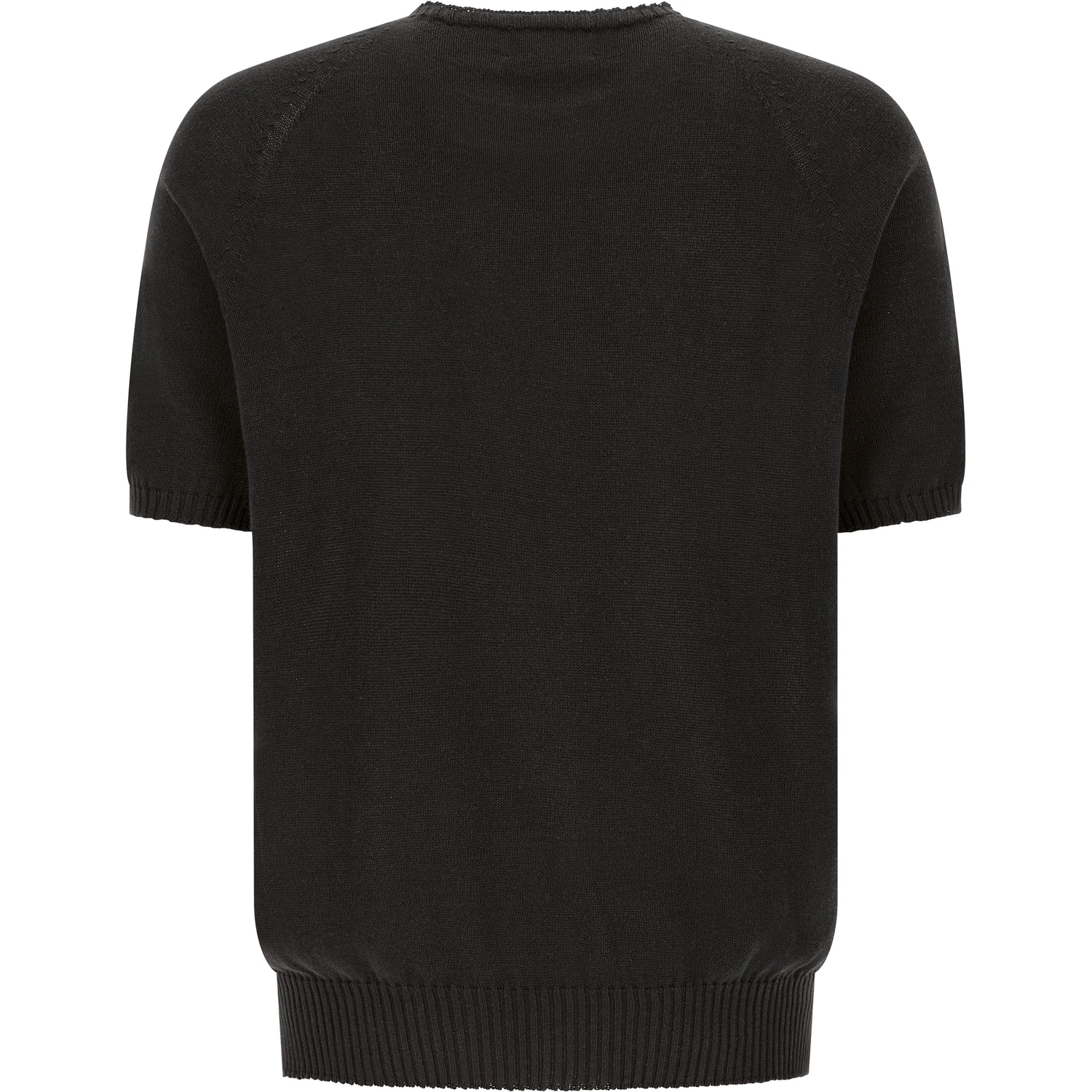 Black Cotton Cardigan