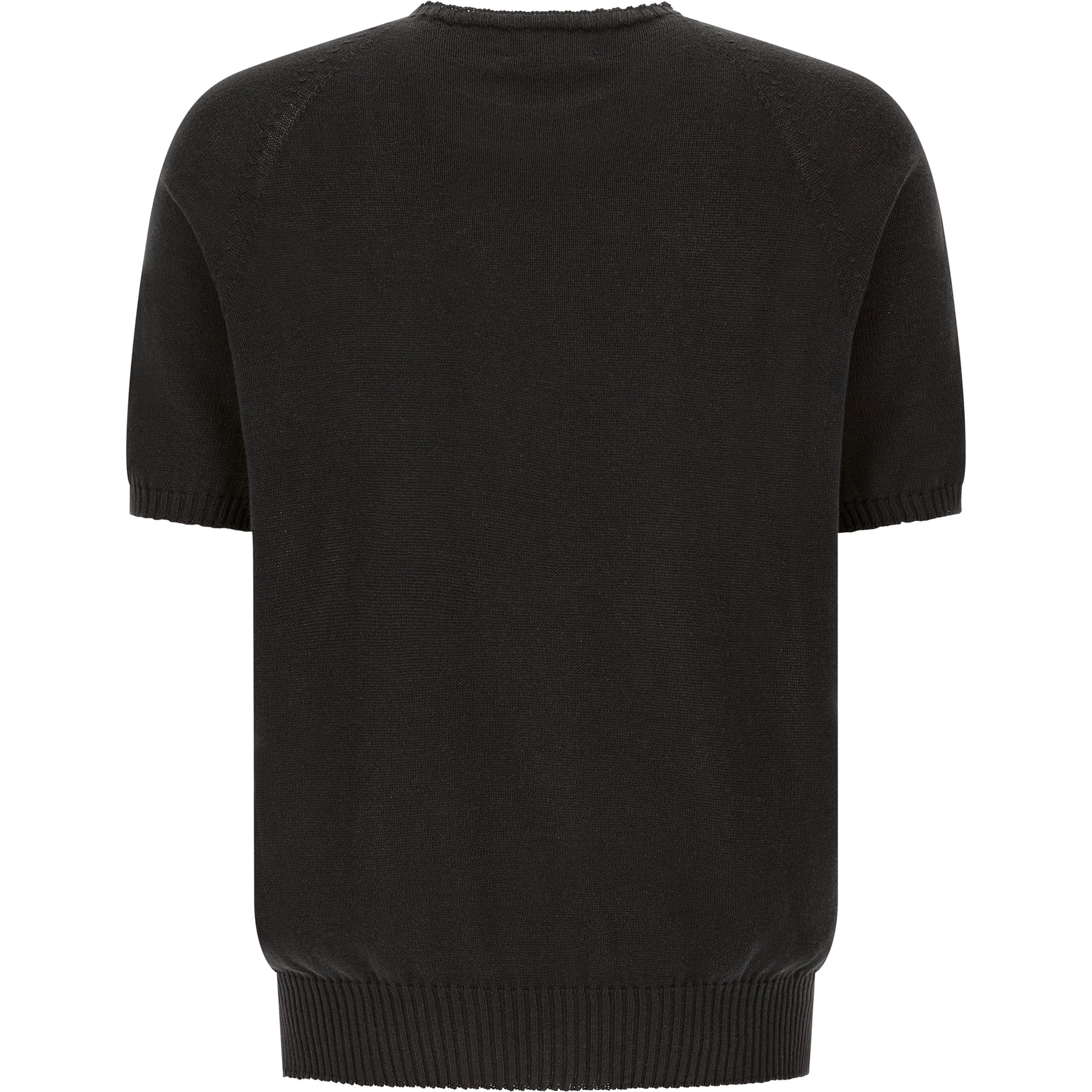 Black Cotton Cardigan
