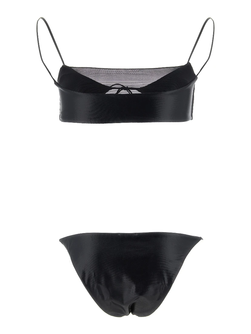 Black Polyester Bikini