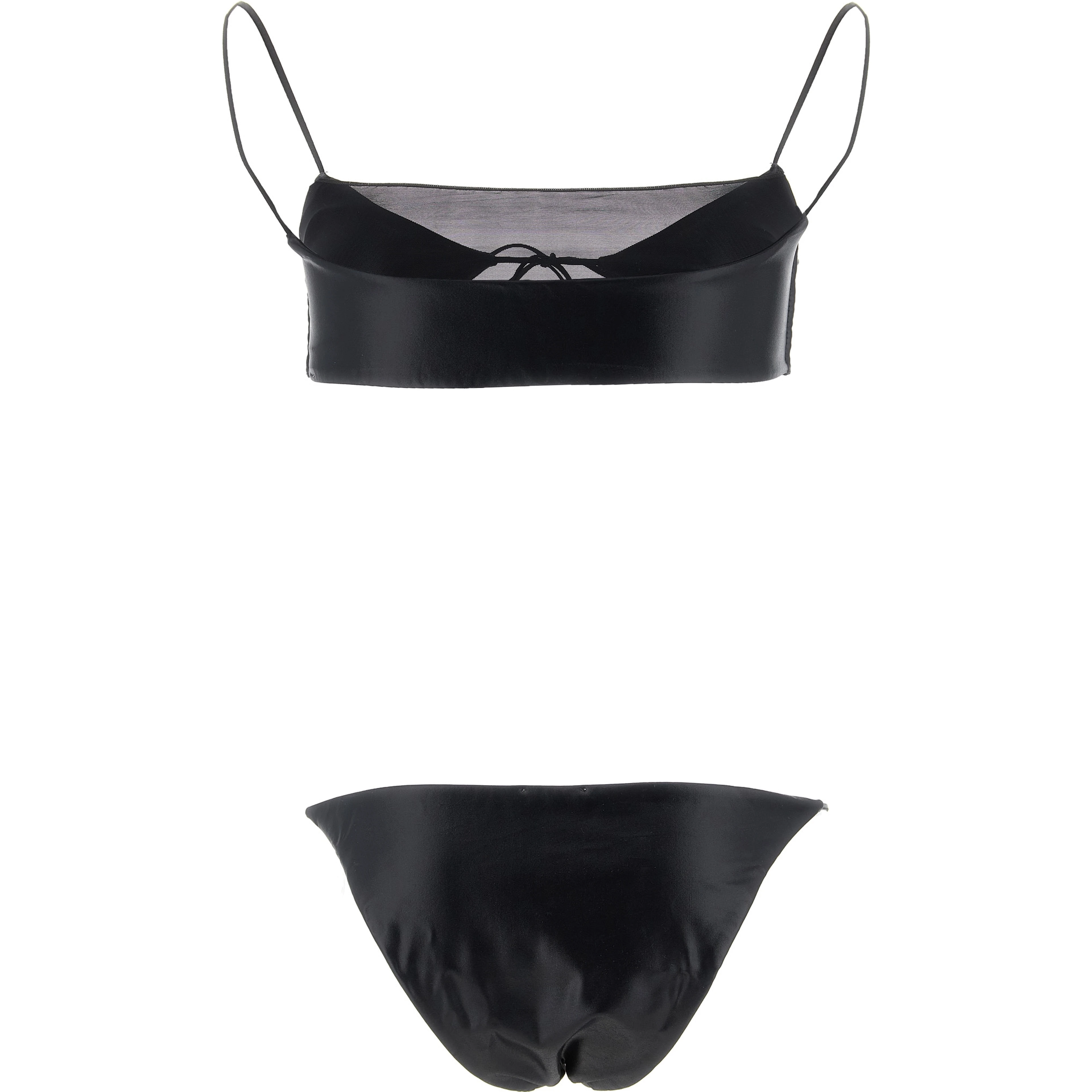 Black Polyester Bikini