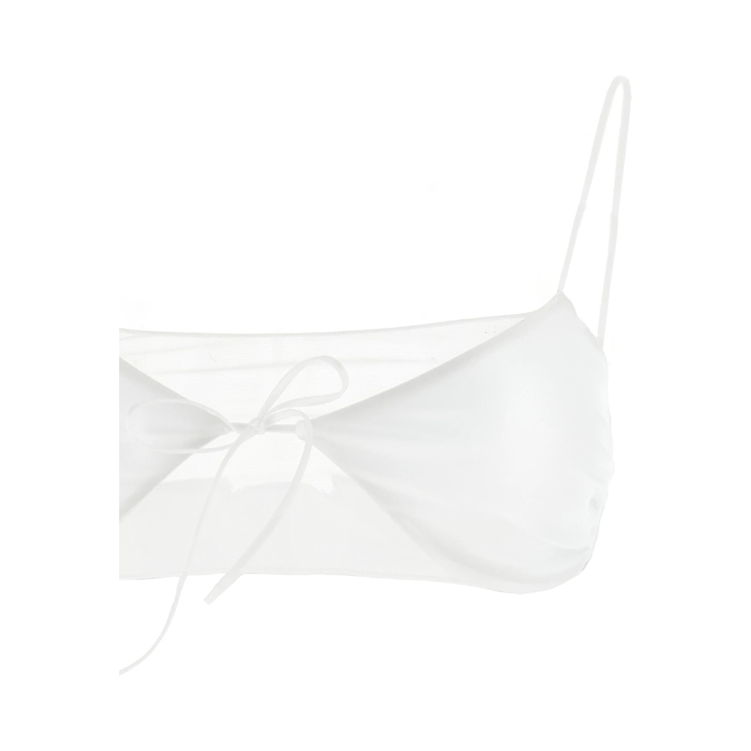 White Polyester Bikini