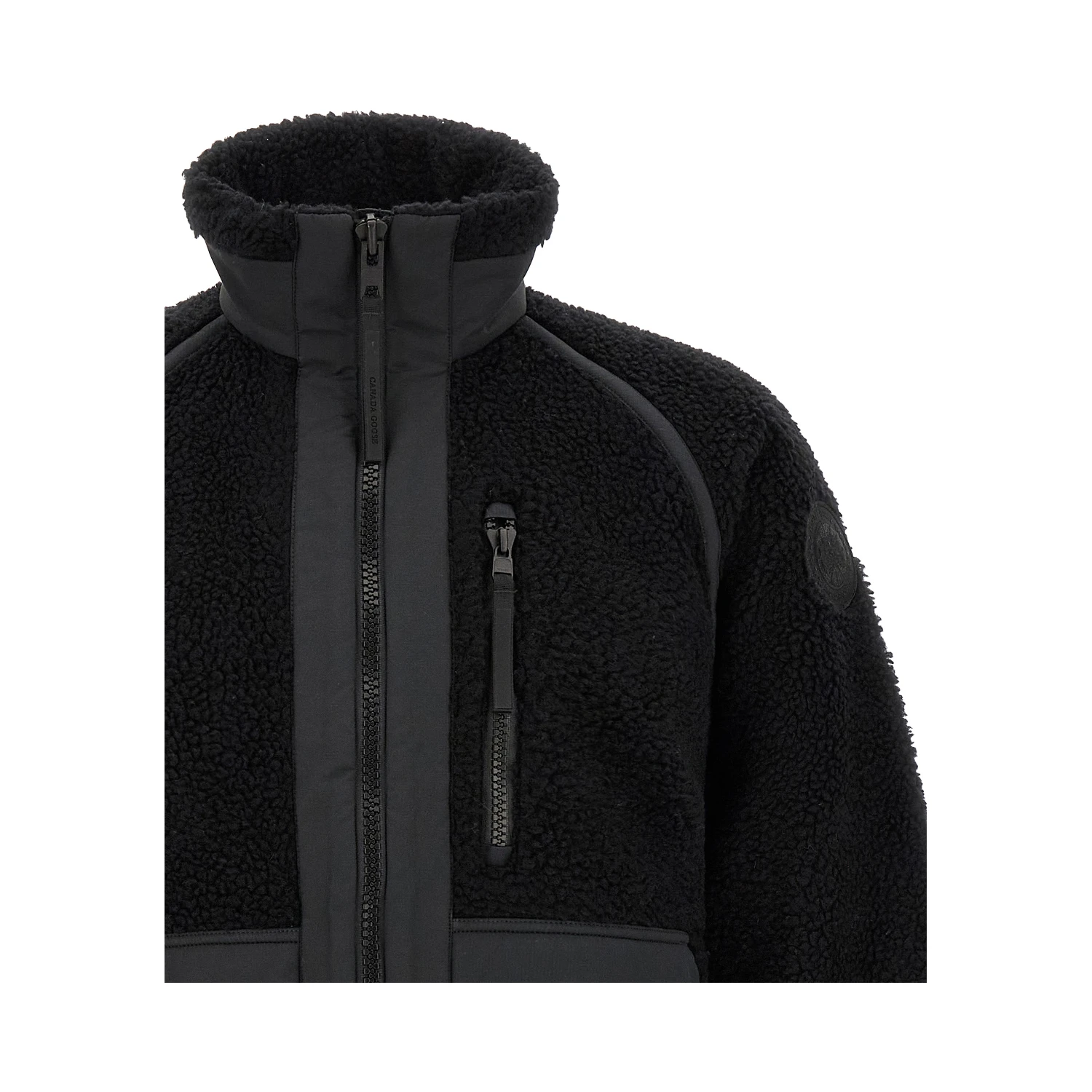 Black Wool Full-Length Jacket