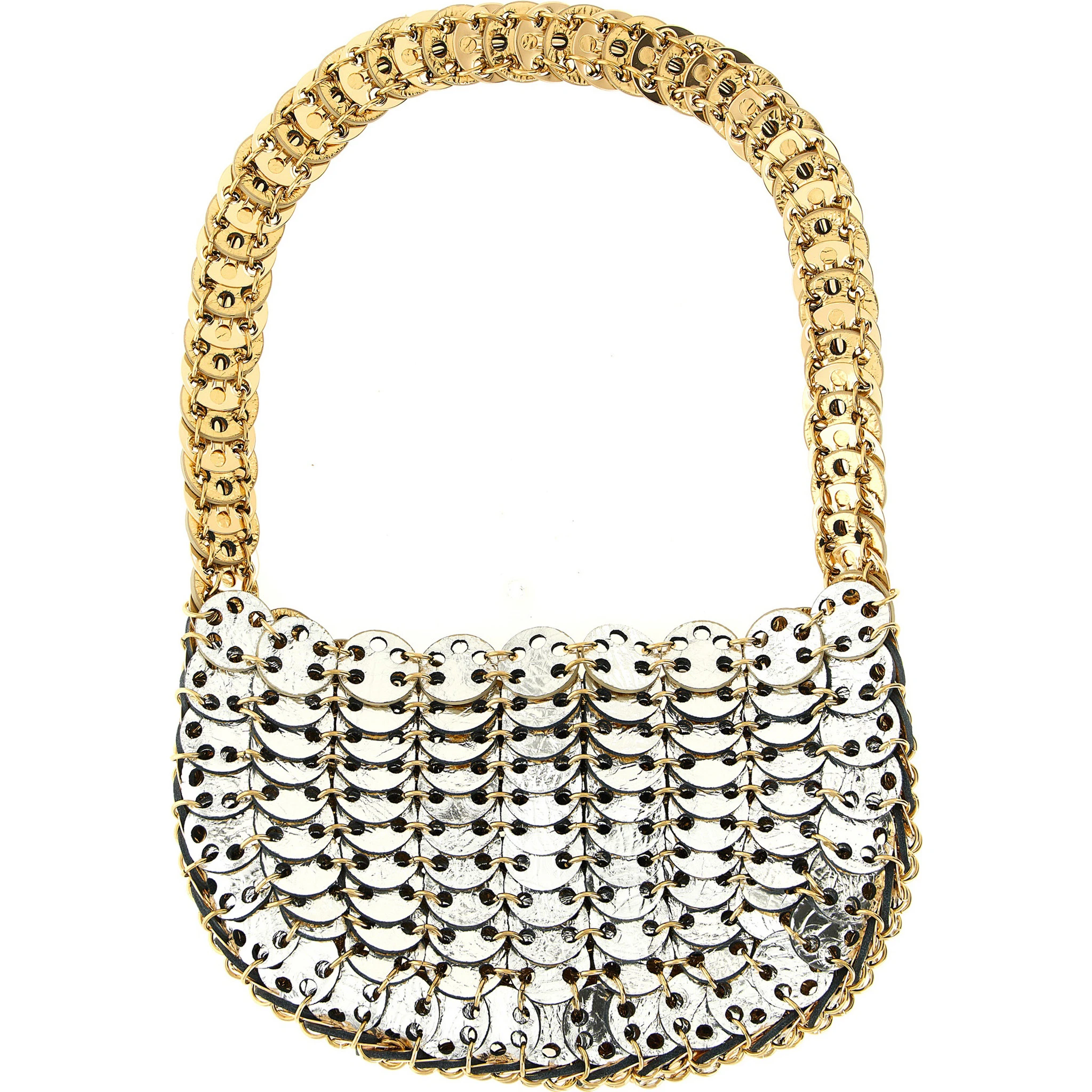 Multicolor Calfskin Shoulder Bag