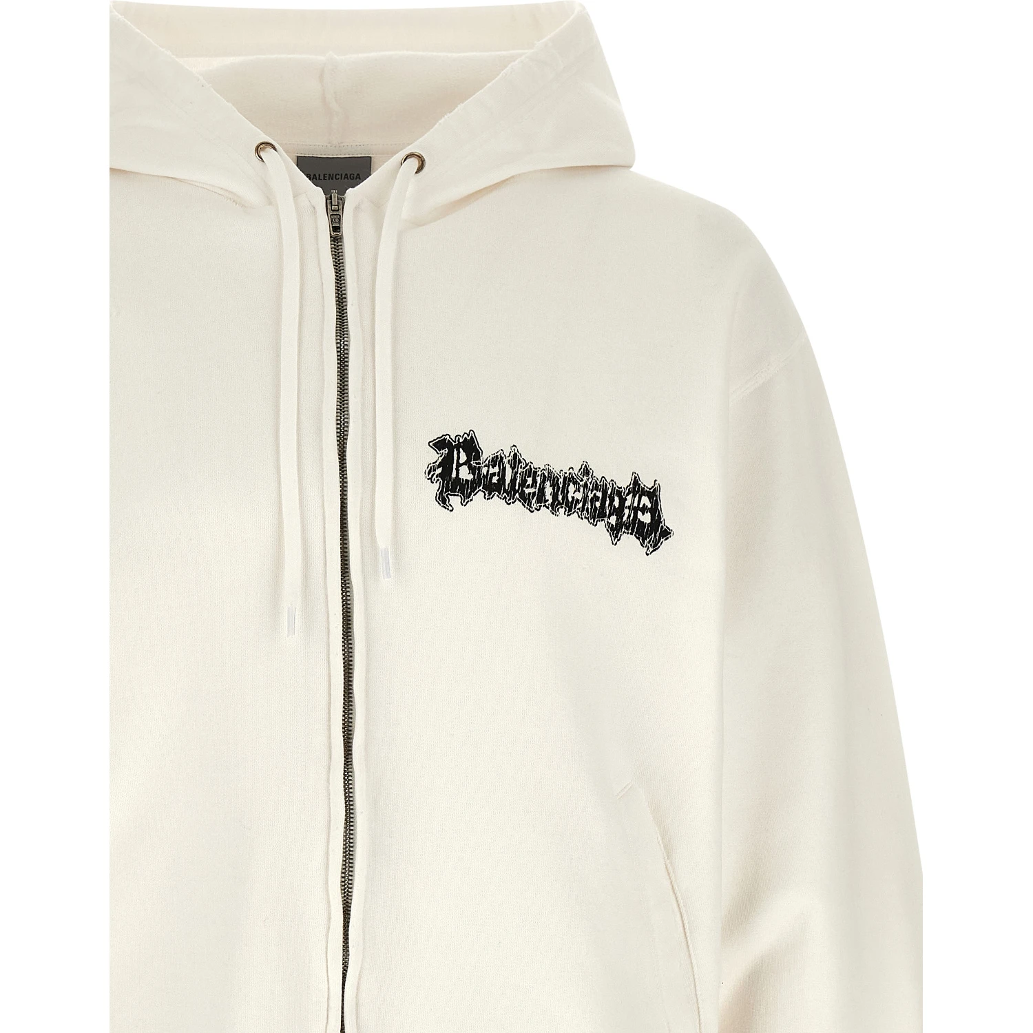 White Cotton Sweatshirt