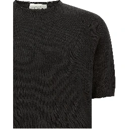 Black Cotton Cardigan
