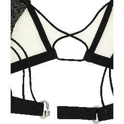 Black Nylon Bra