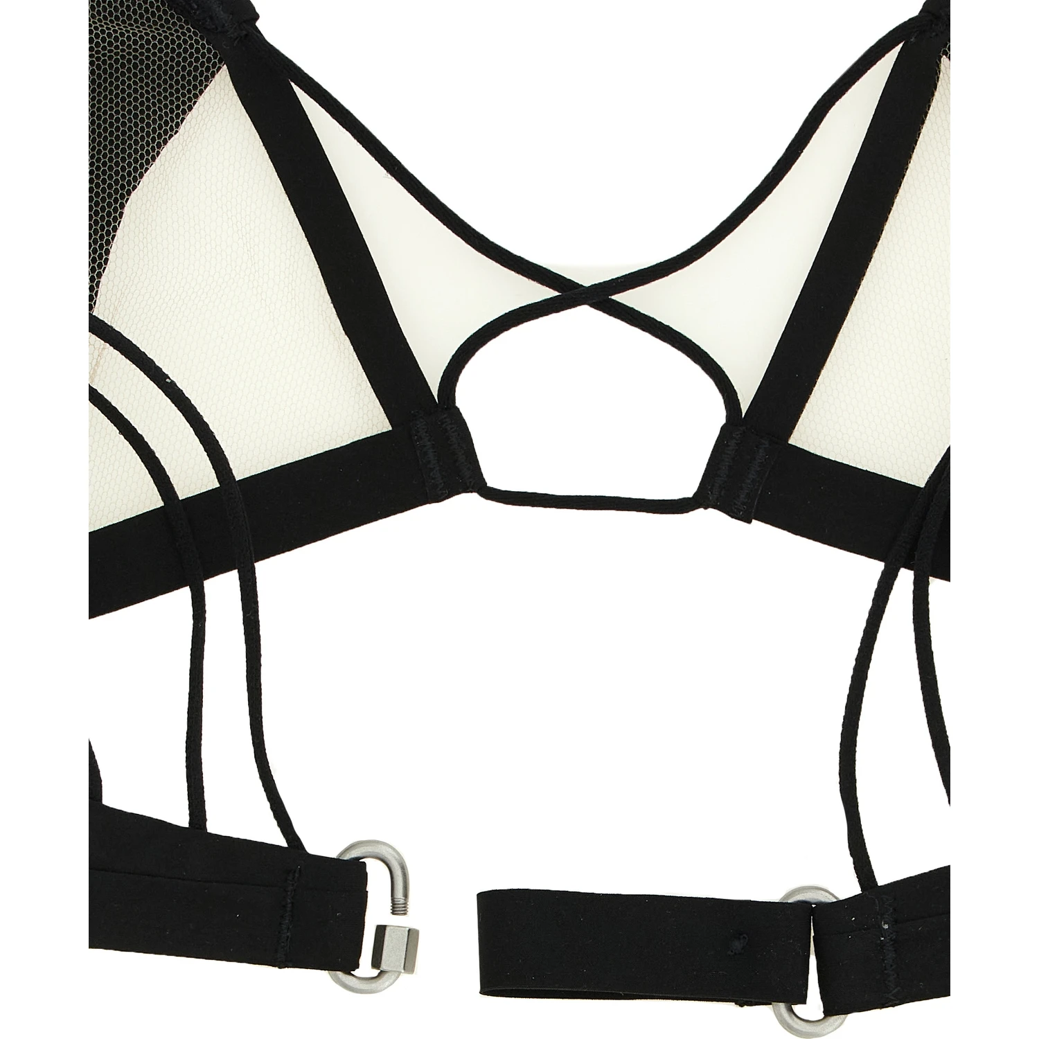 Black Nylon Bra