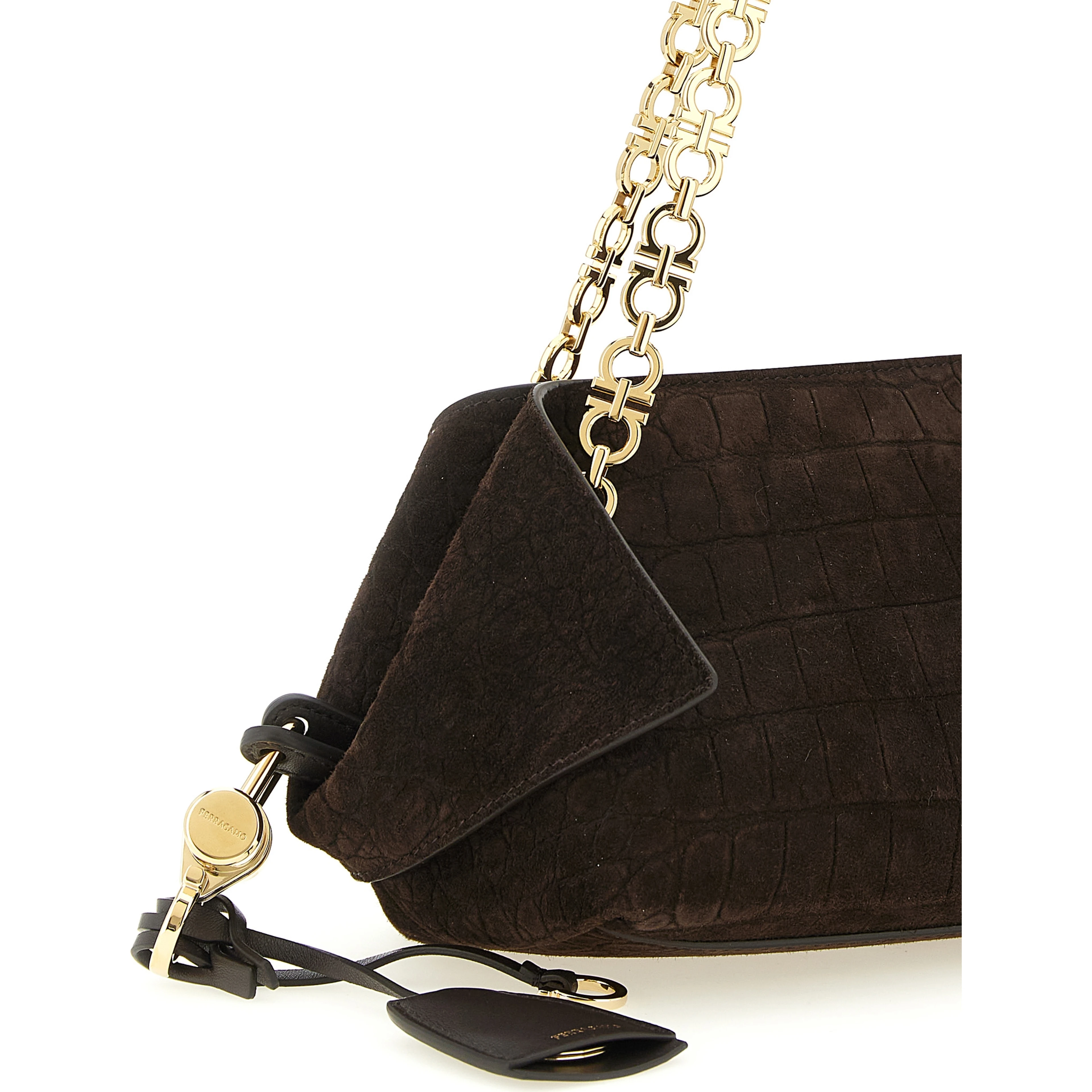 Brown Goatskin Shoulder Bag