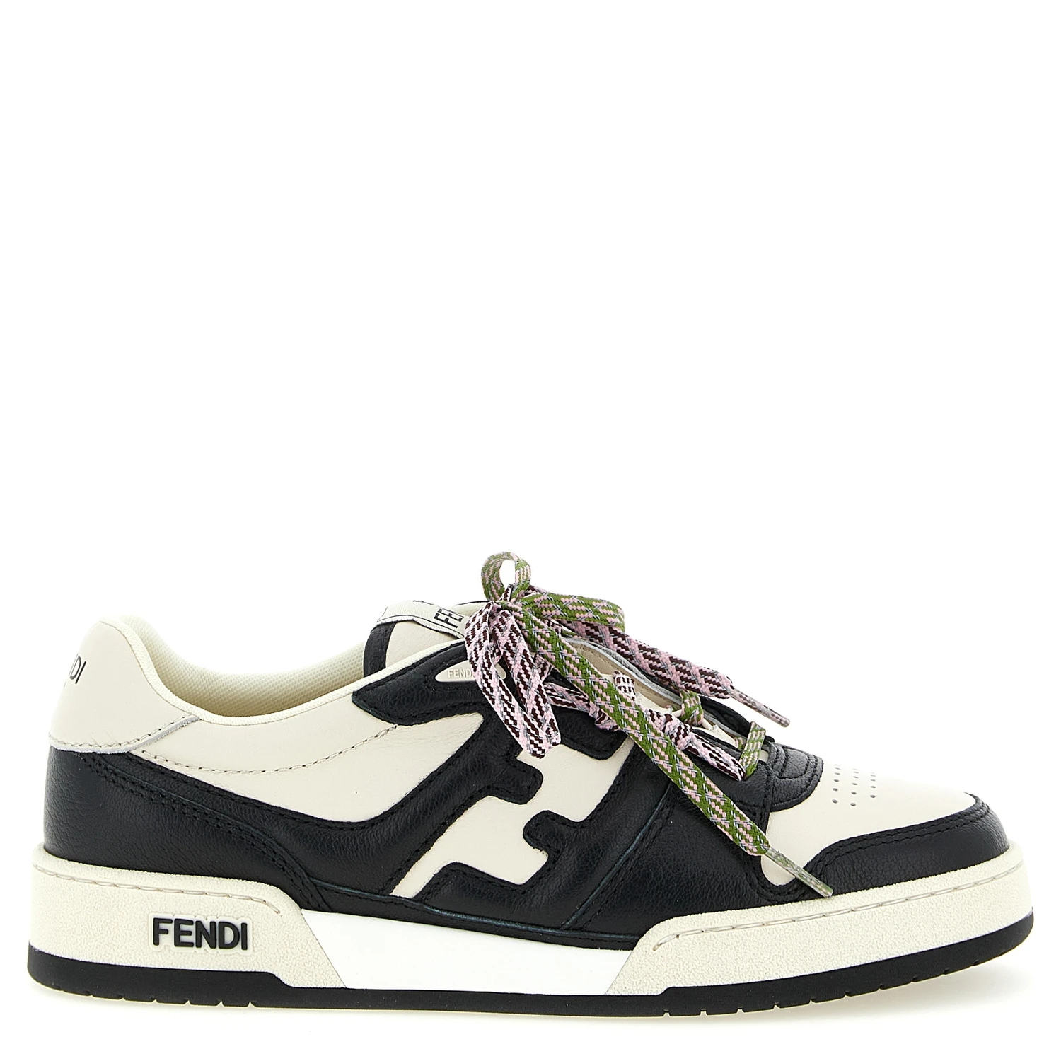 Bicolor Calfskin Athletic Sneakers