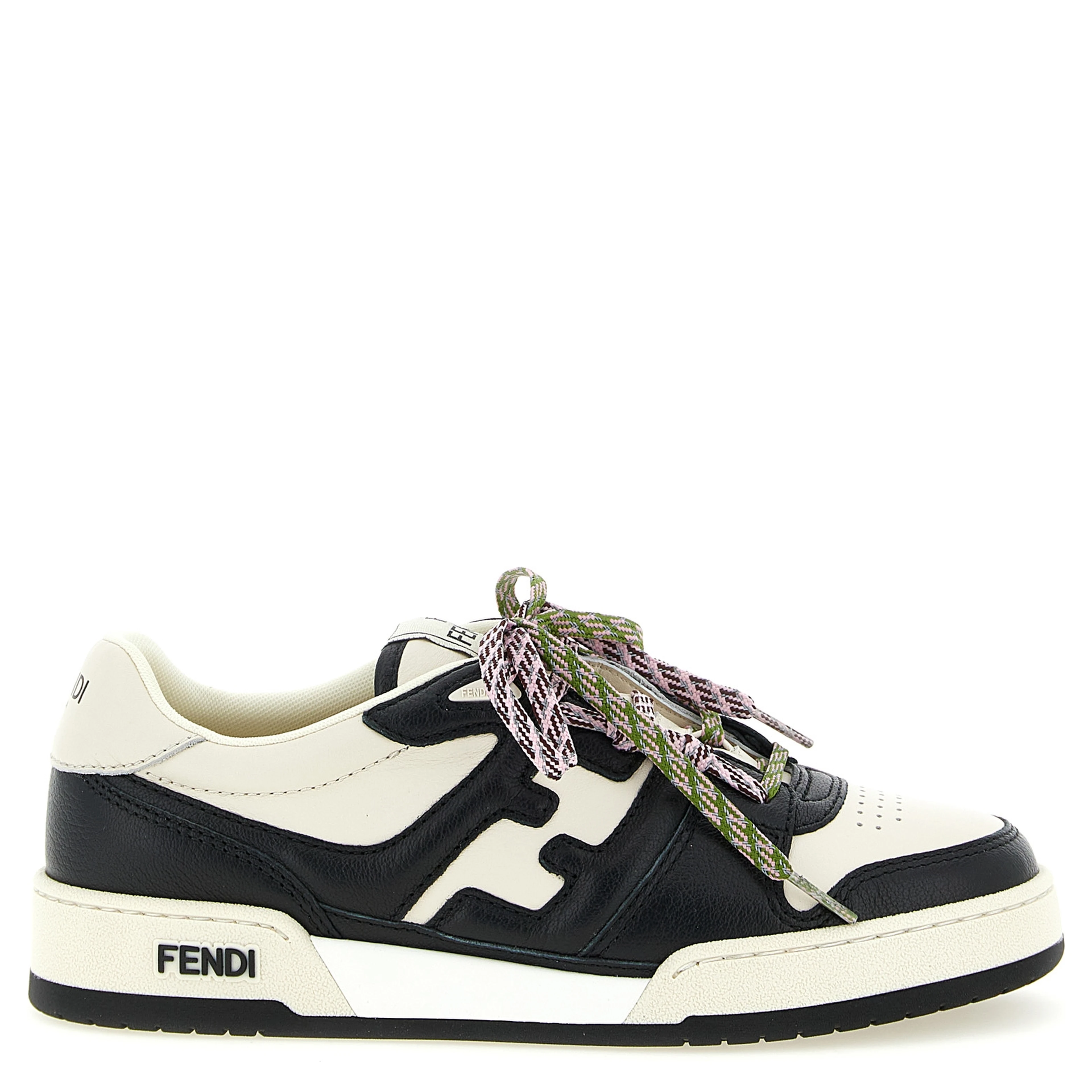 Bicolor Calfskin Athletic Sneakers