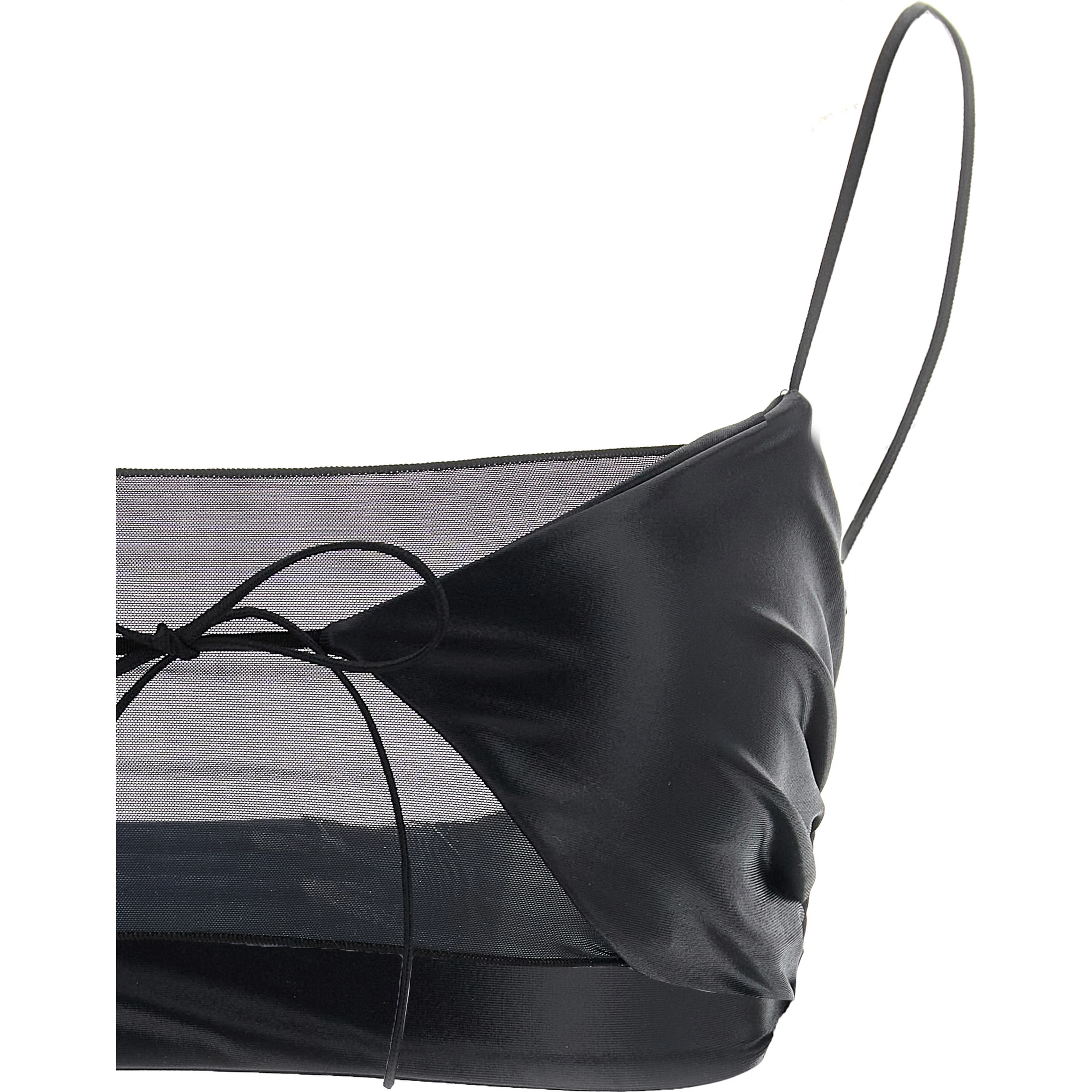 Black Polyester Bikini