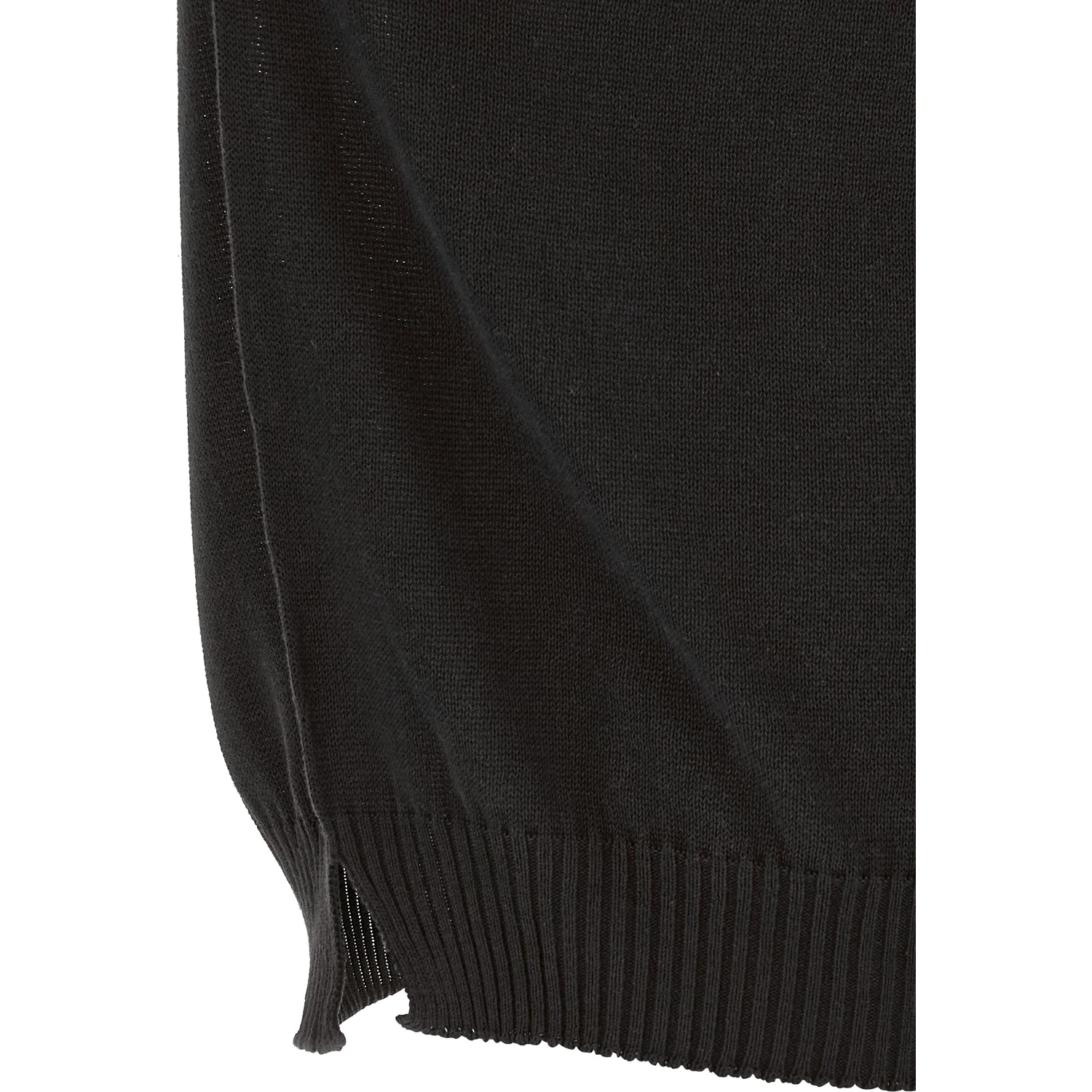 Black Cotton Cardigan