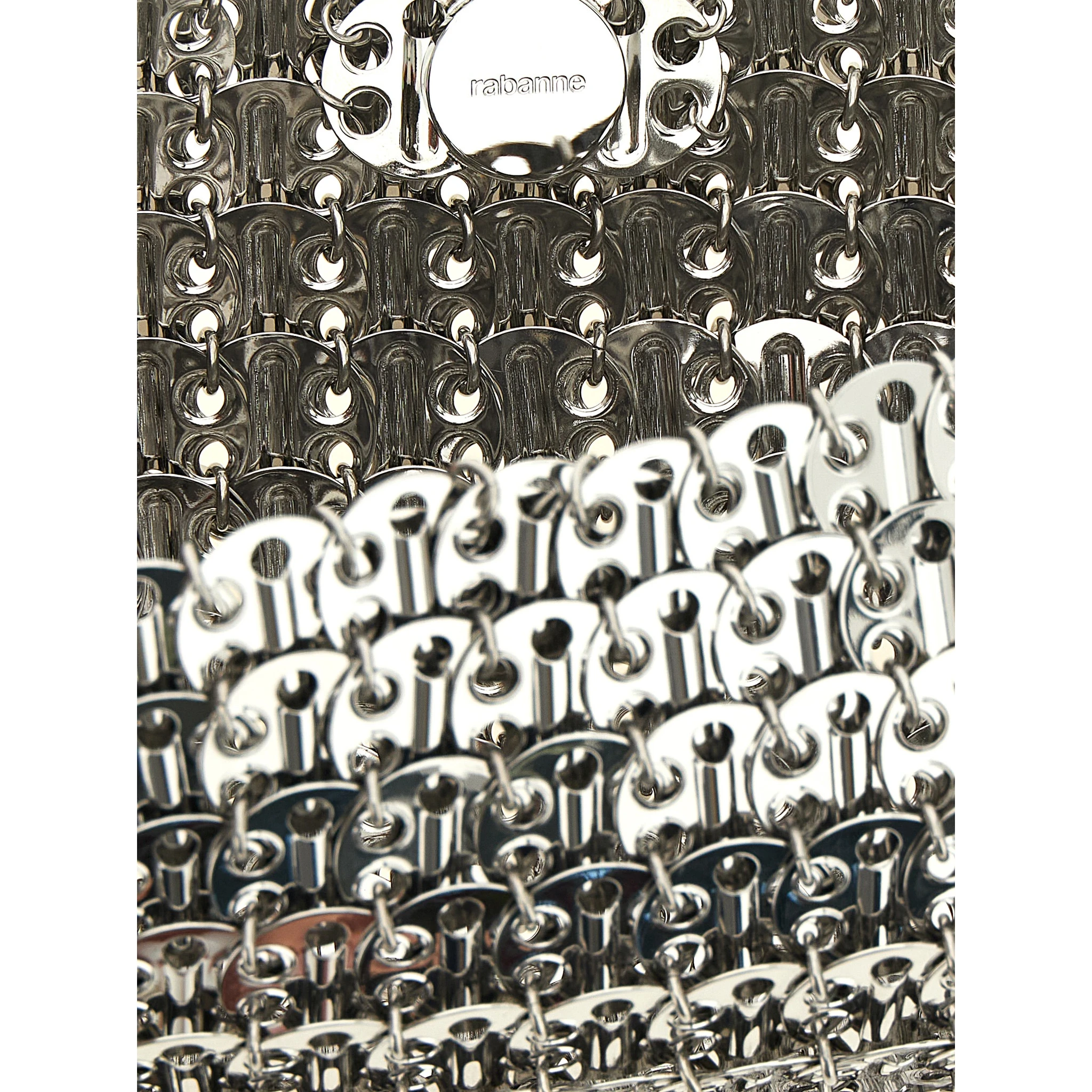 Silver Brass Clutch Bag