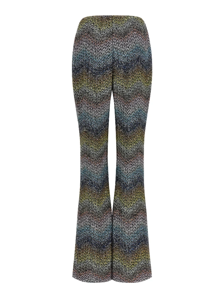 Multicolor Viscose Flared Pants alternative