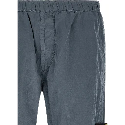 Blue Polyamide Joggers (Workout Pants)
